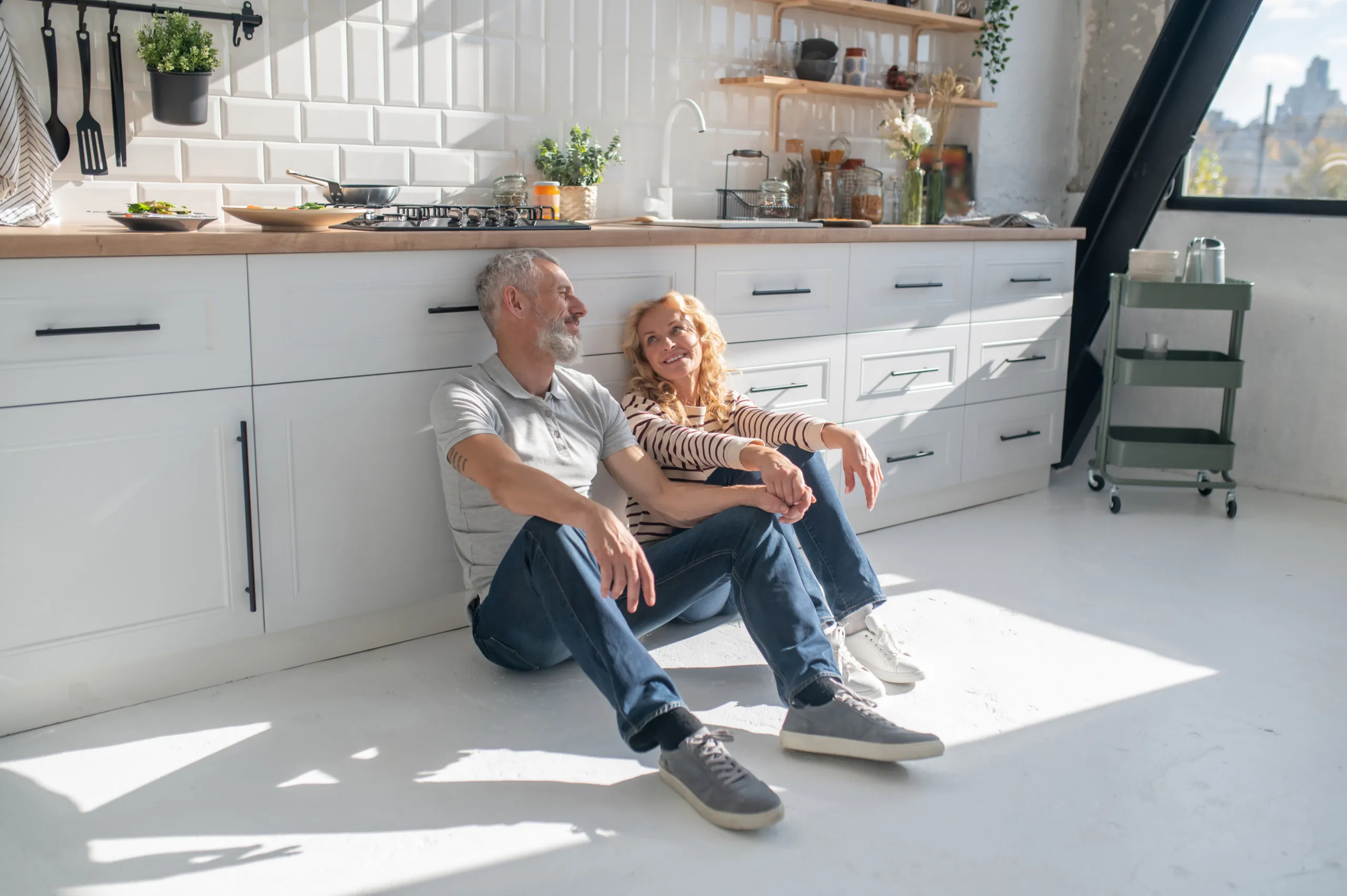 Elektrische vloerverwarming in de keuken