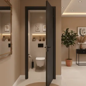 Elektrische Vloerverwarming Van Speedheat In Het Toilet