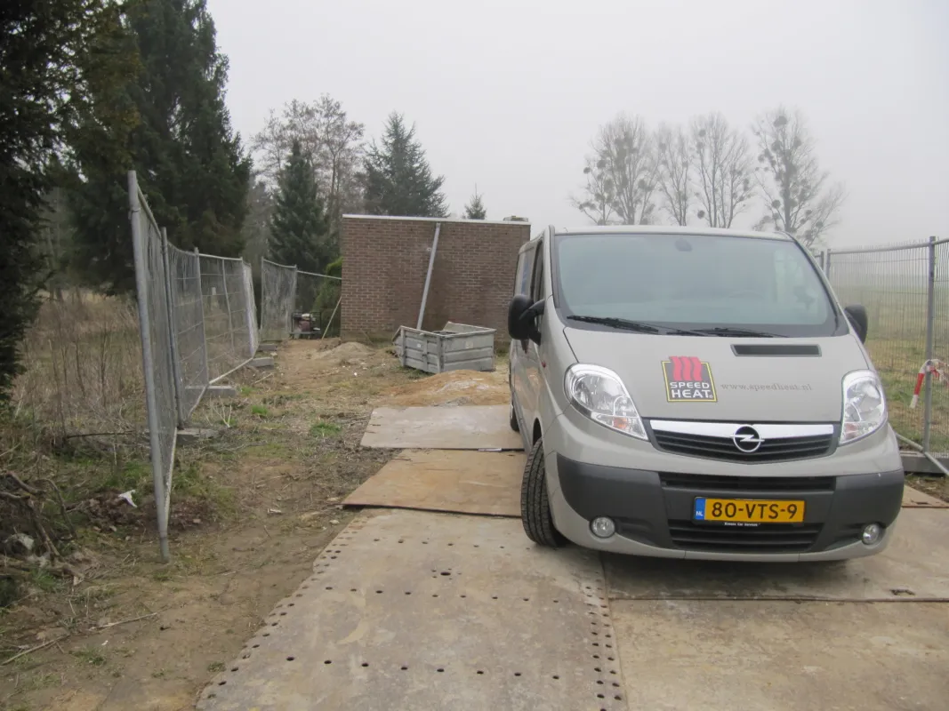Vleermuizenverblijf verwarmd met elektrische vloerverwarming
