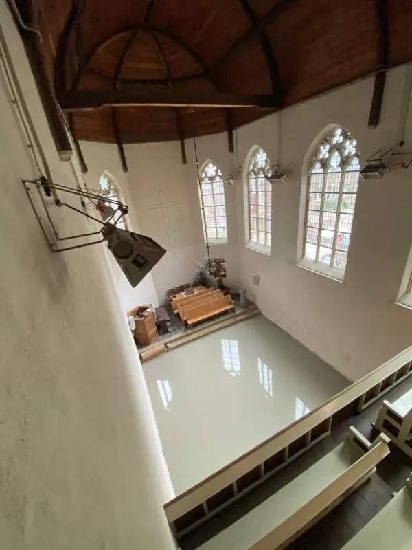 Speedheat elektrische vloerverwarming in de Engelse Kerk