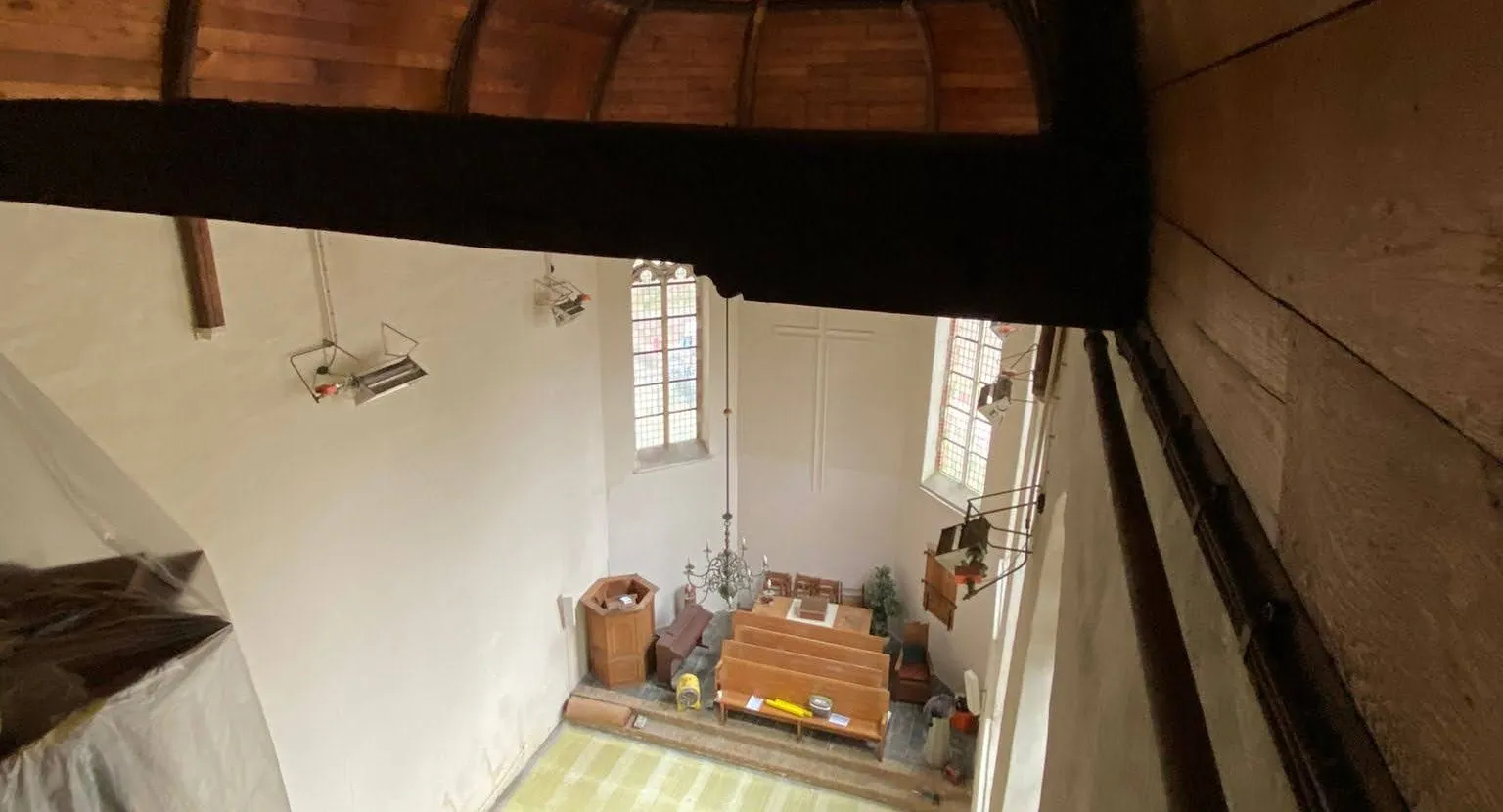 Speedheat elektrische vloerverwarming in de Engelse Kerk