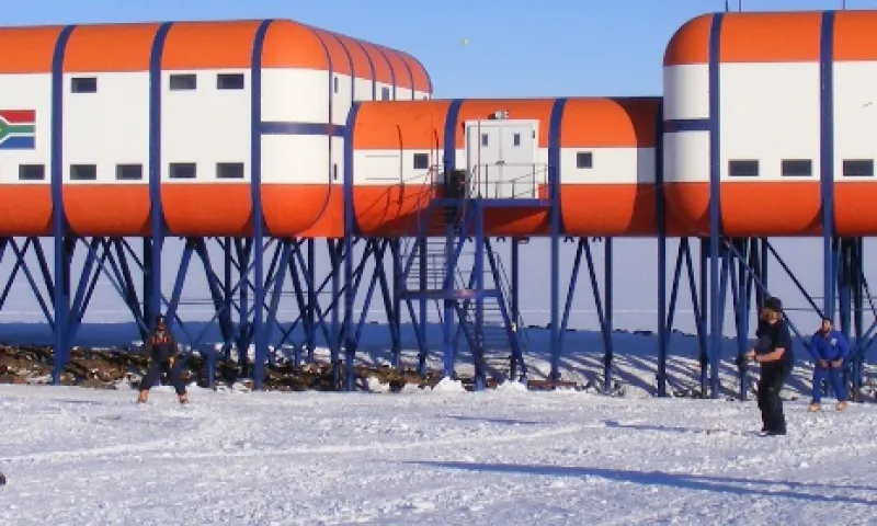 Verkenningsstation Antarctica verwarmd met Speedheat elektrische vloerverwarming