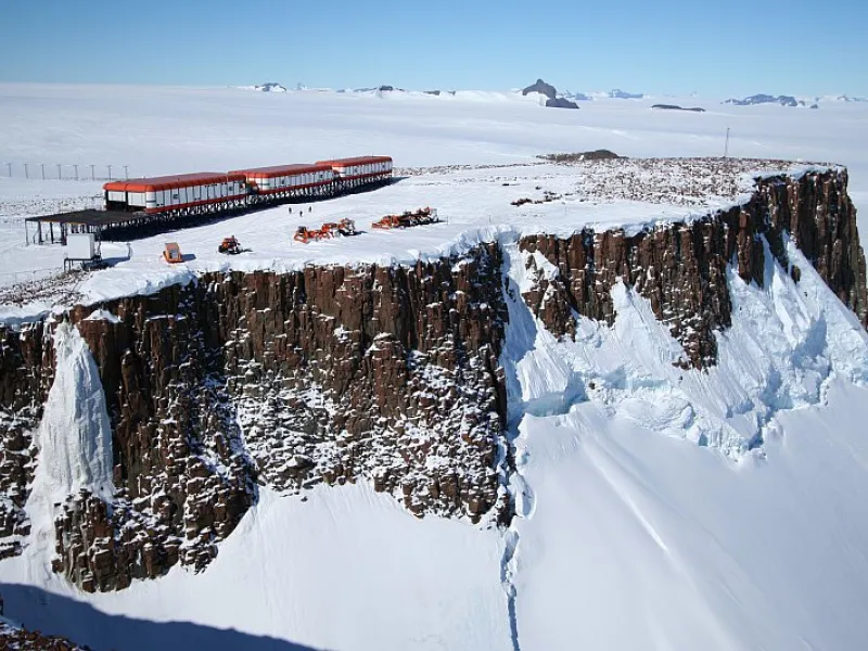 Verkenningsstation Antarctica verwarmd met Speedheat elektrische vloerverwarming