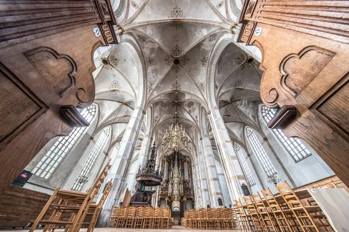 De grote kerk in Zwolle verwarmd met Speedheat
