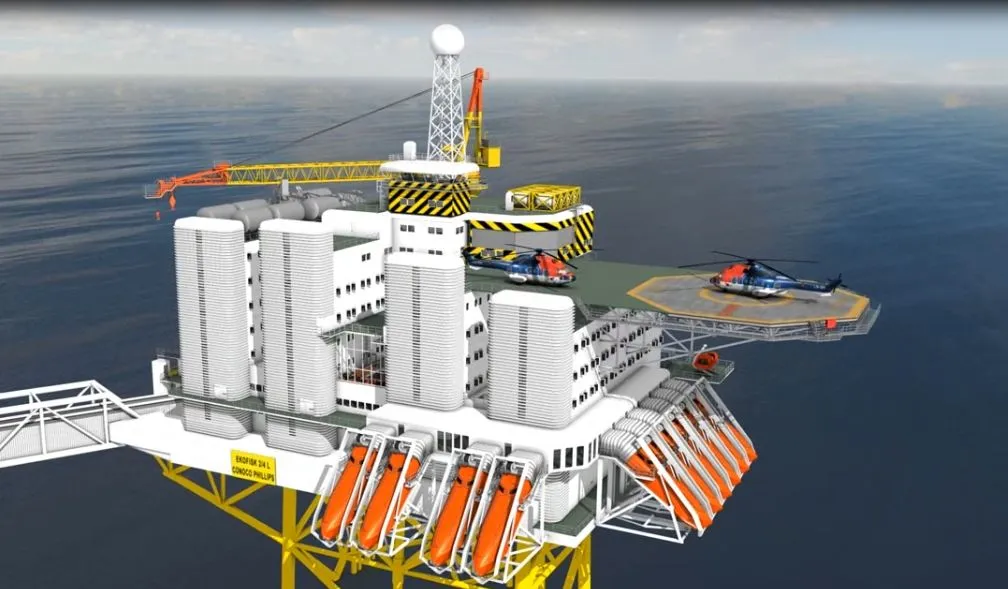 Ekofisk boorplatform verwarmd met speedheat elektrische vloerverwarming