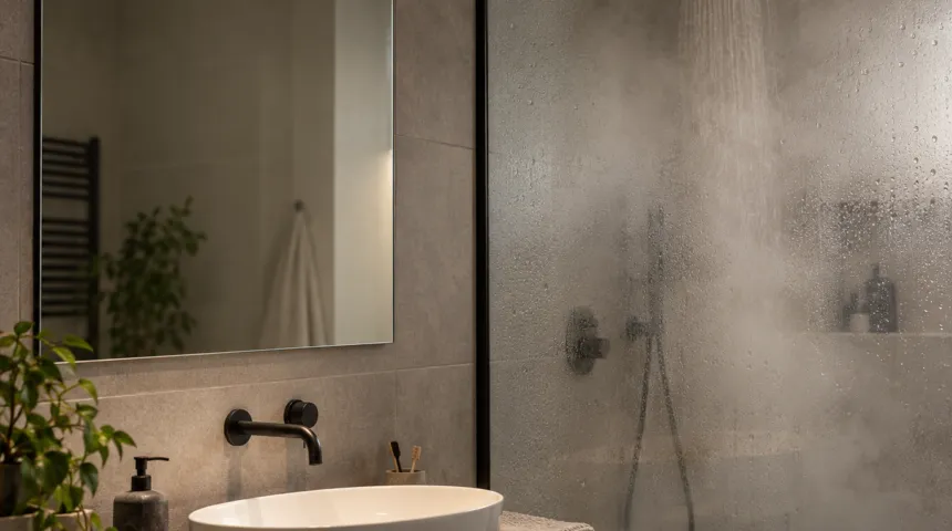 Spiegelverwarming badkamer